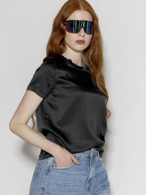 T-shirt raso Nero