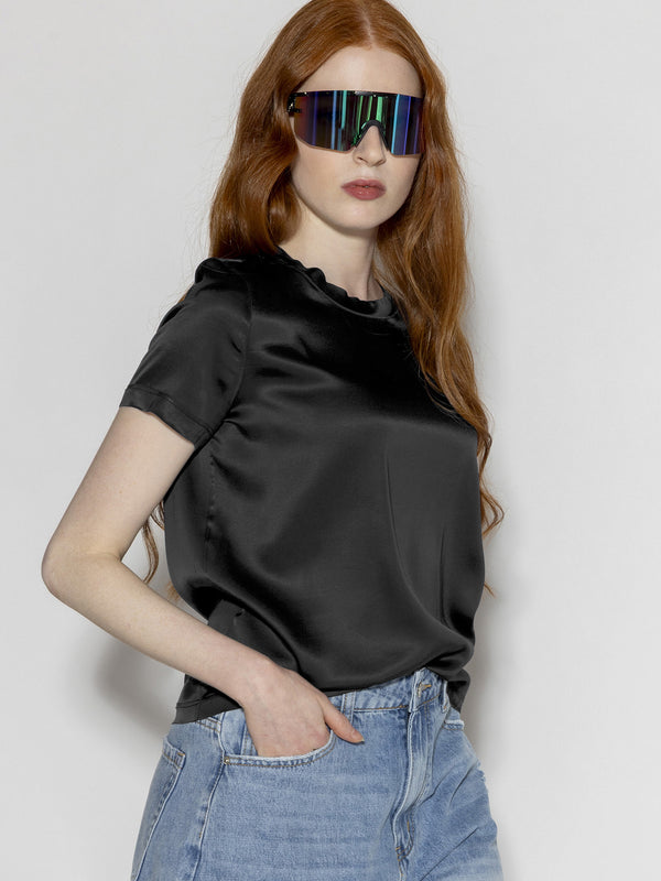 T-shirt raso Nero