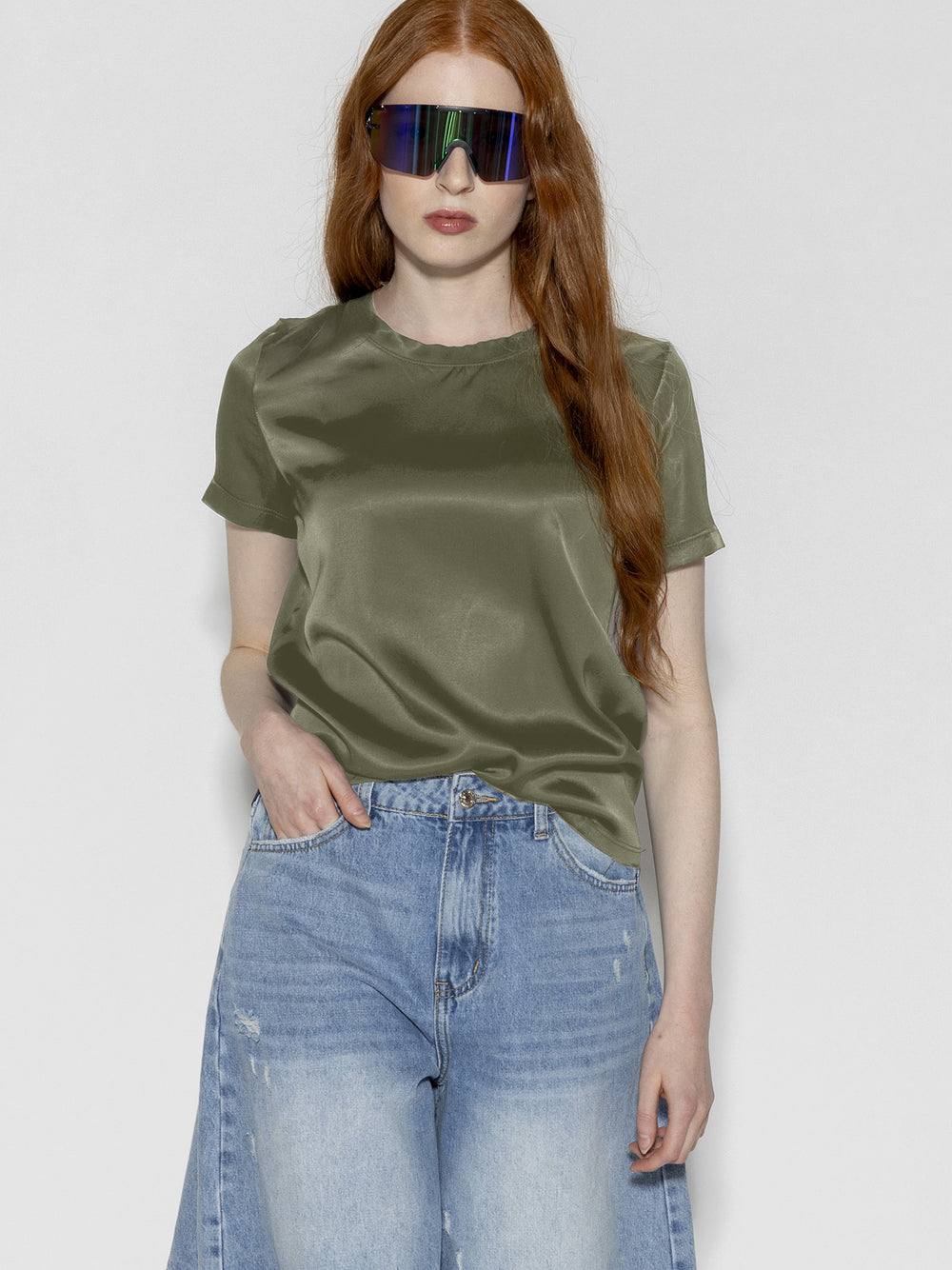 T-shirt raso Verde