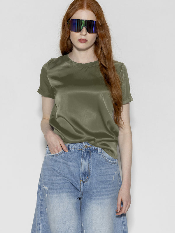 T-shirt raso Verde
