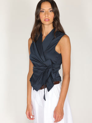 Camicia con fiocco