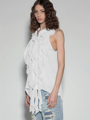 Camicia con rogue Bianco