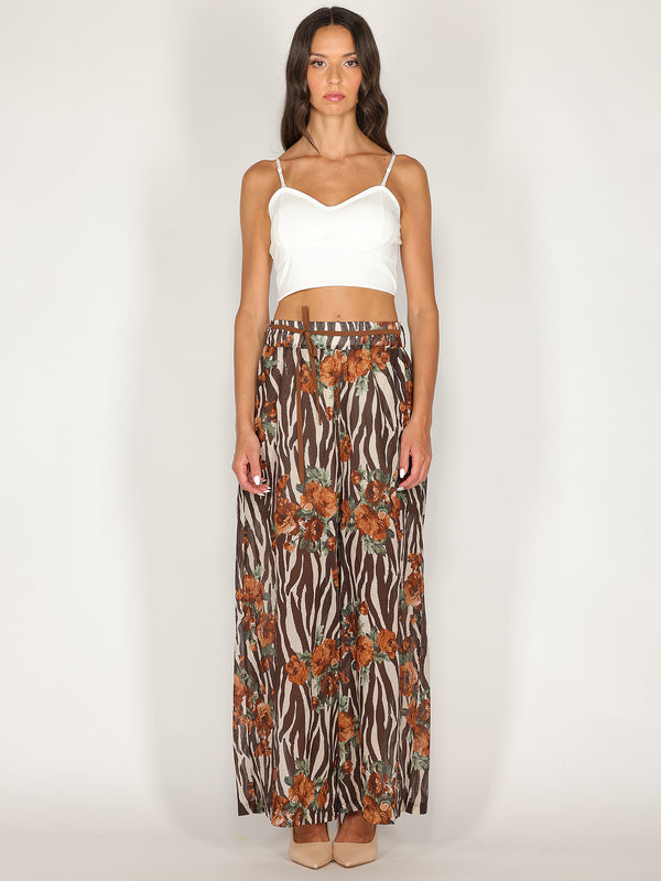 Pantaloni fantasia rose