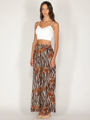 Pantaloni fantasia rose
