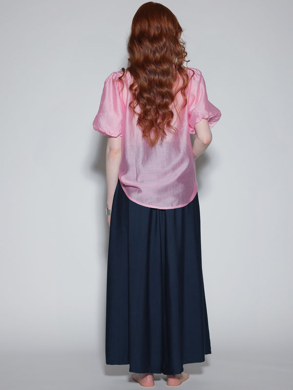 Pantalone palazzo extra wide Blu