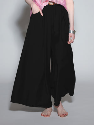 Pantalone palazzo extra wide Nero