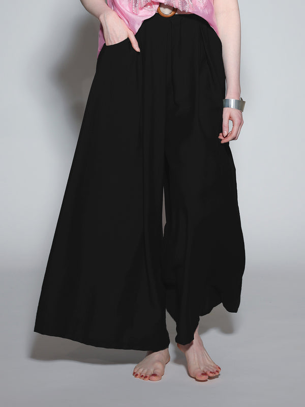 Pantalone palazzo extra wide Nero