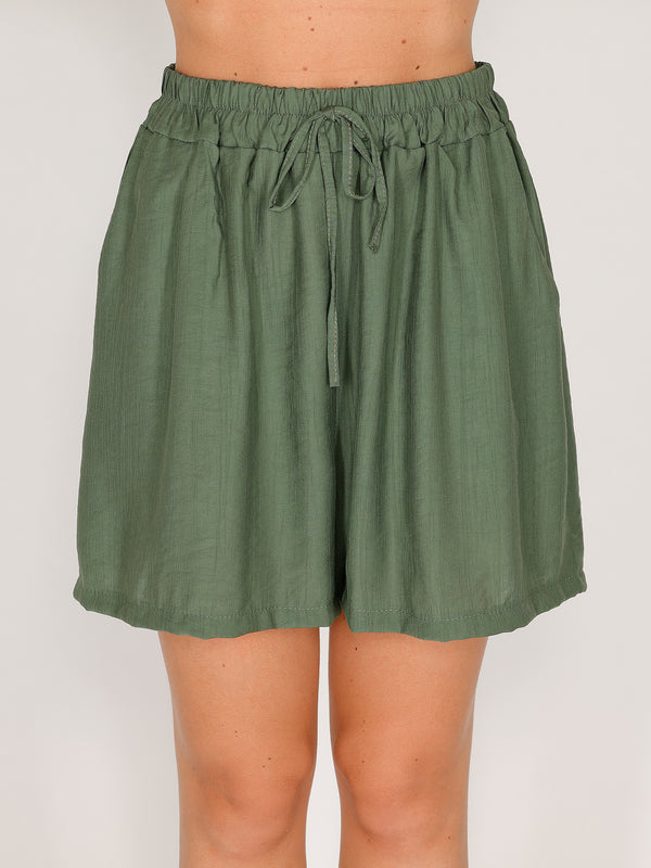 Completo in viscosa top e short