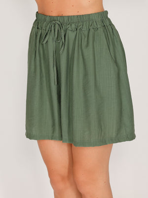 Completo in viscosa top e short