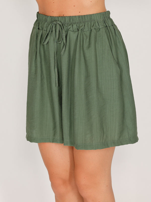 Completo in viscosa top e short