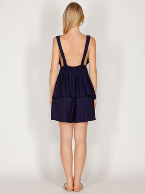 Completo in viscosa top e short